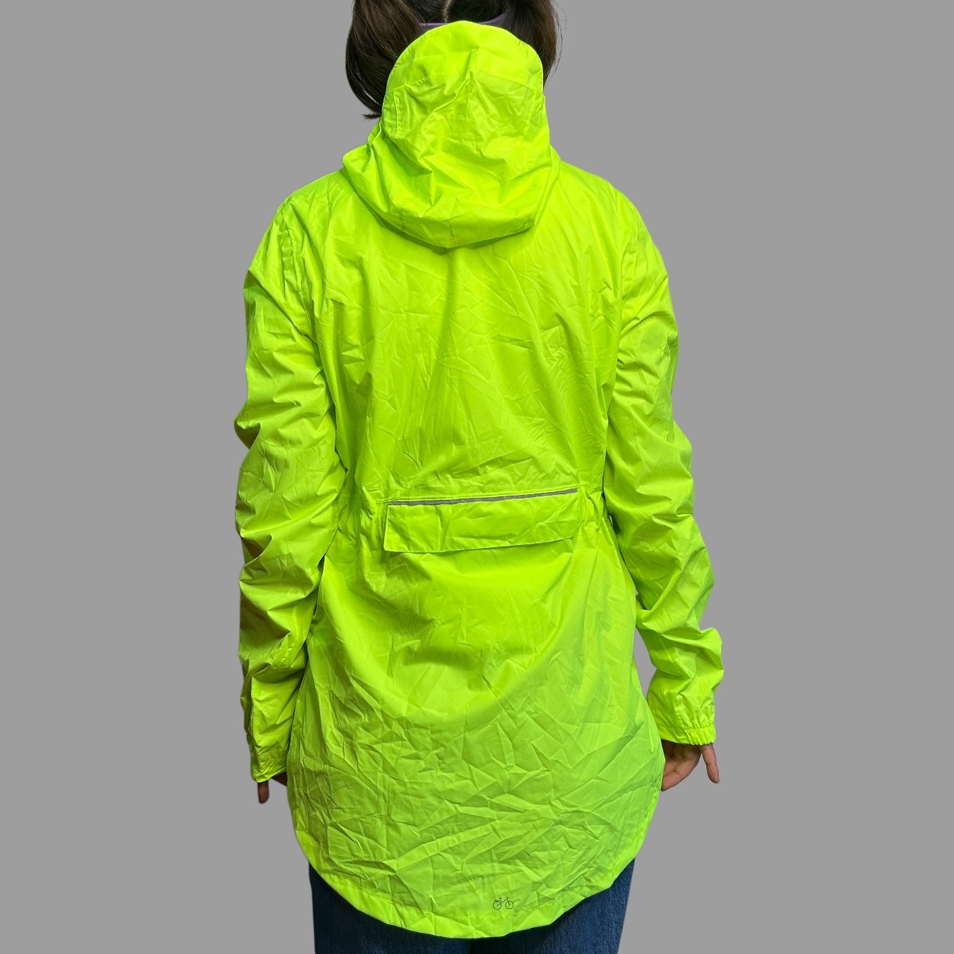 Chaqueta Impermeable Deportiva Mujer – Verde Neón