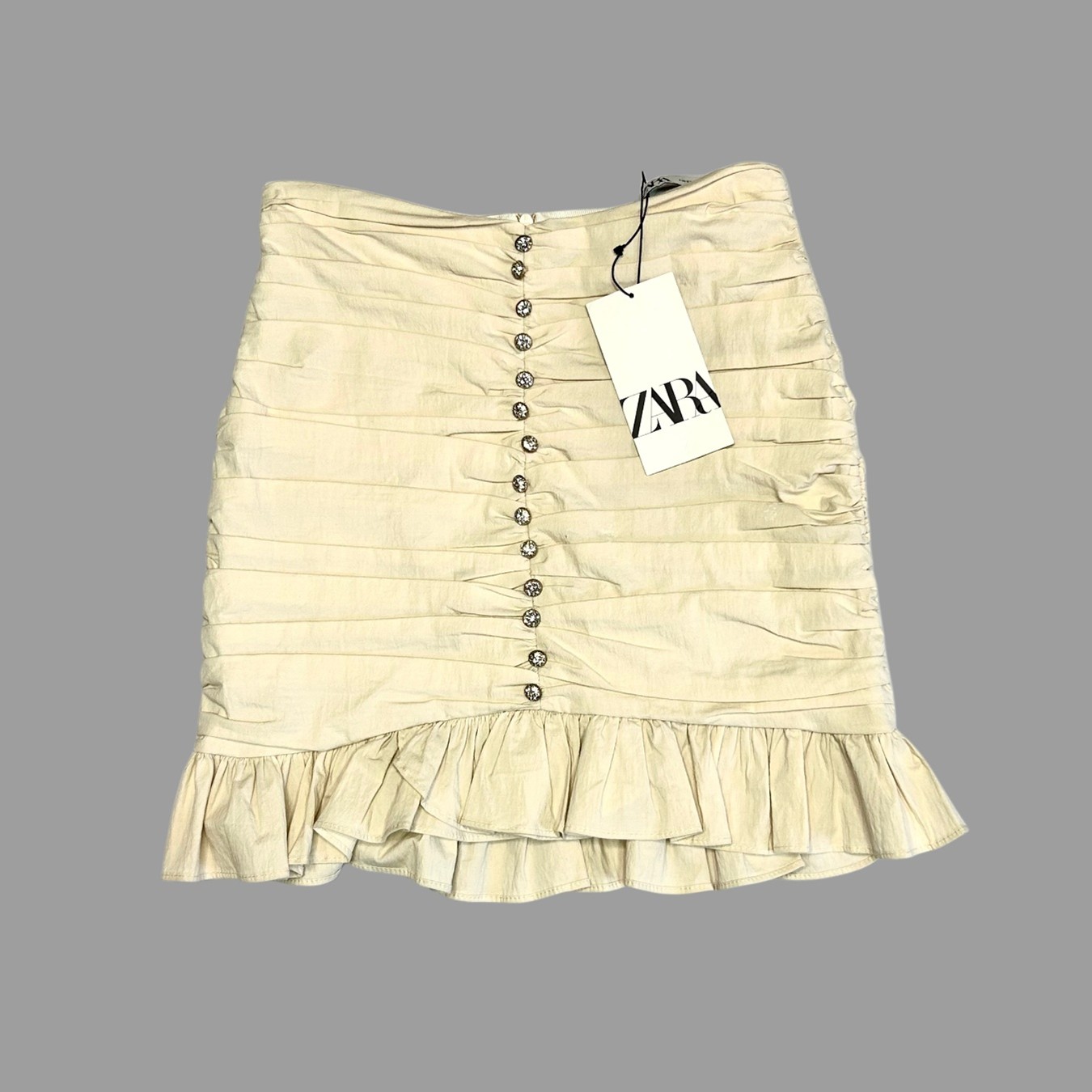 Falda Mini Zara Mujer con Botones Joya